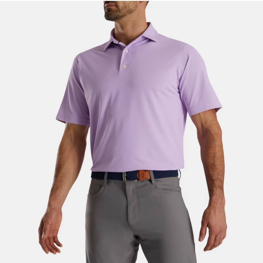 FOOTJOY SOLID LISLE PERFORMANCE GOLF POLO  SIZE MEDIUM
